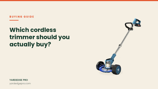YardEdge Pro cordless weed eater and edger