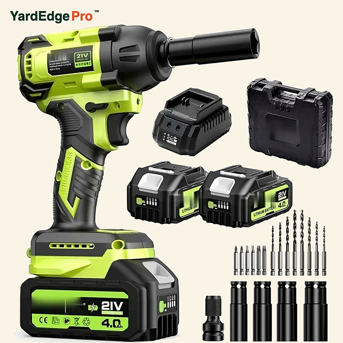 YardEdge Pro™ 3-in-1 Cordless Impact Wrench, Drill & Driver